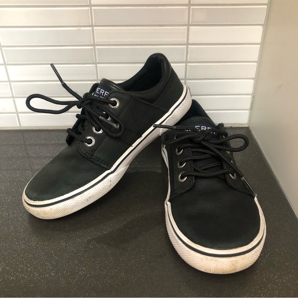 Sperry kids Ollie leather lace up sneakers - Picture 2 of 10